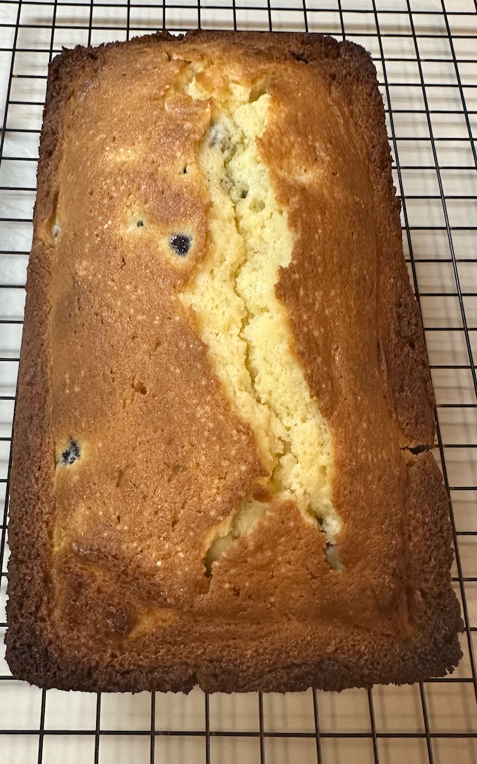Blueberry Lemon Pound Cake