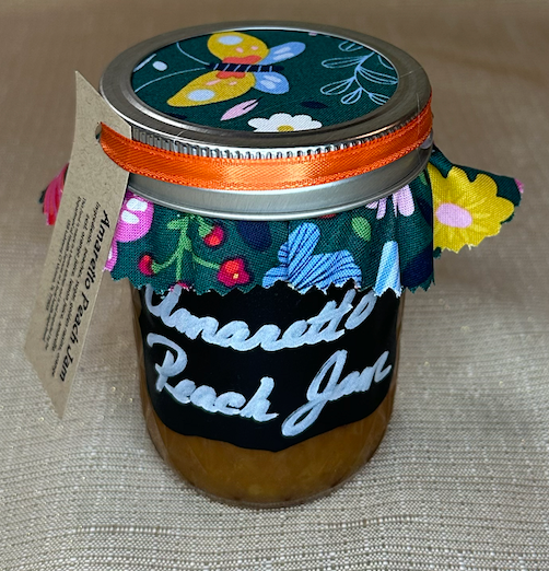 Amaretto Peach Jam (8 oz)