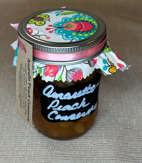 Amaretto Peach Conserve (8 oz)